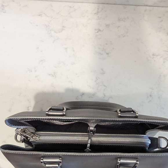 NWOT Silver Longchamp Honore Handbag - Picture 3 of 14